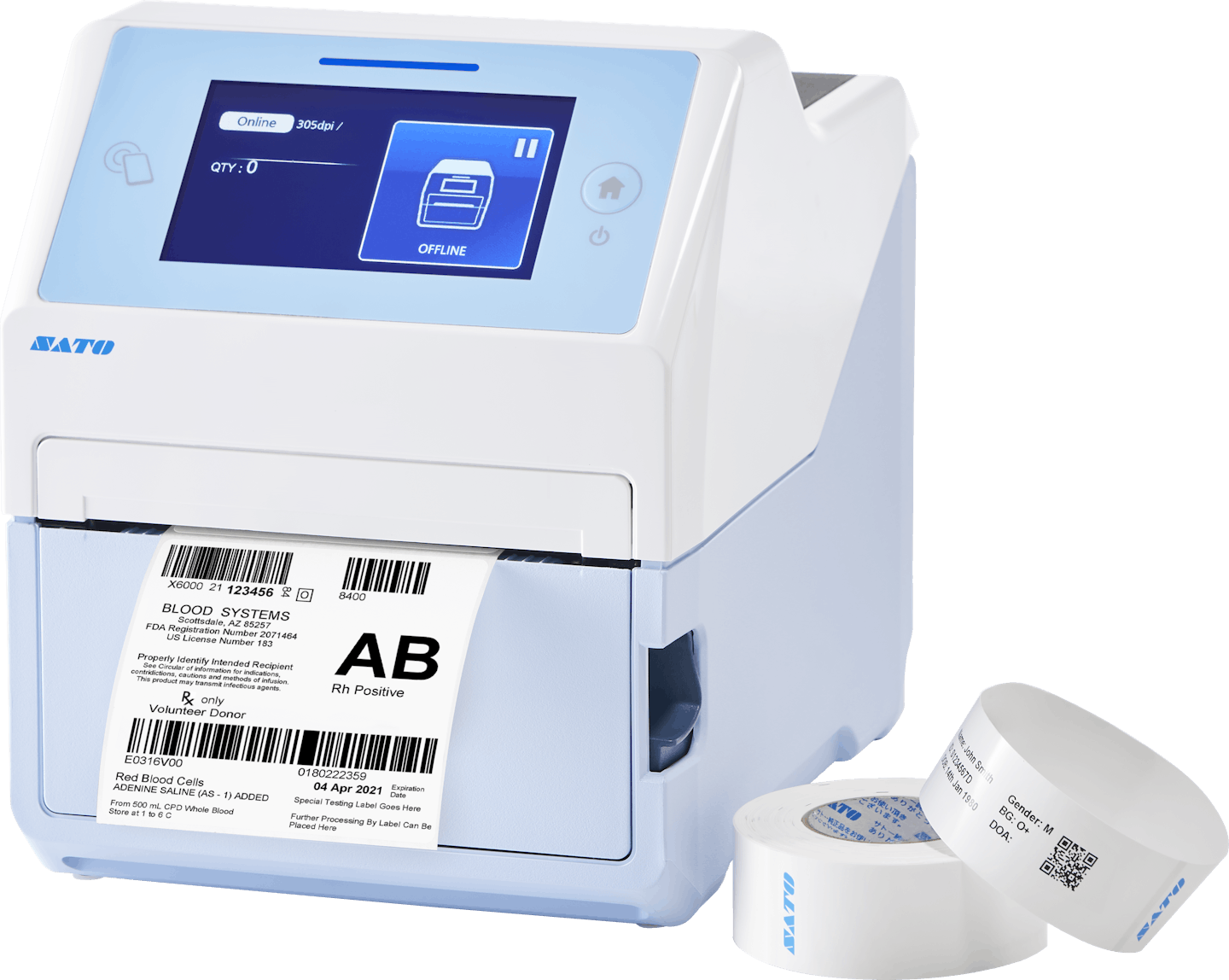 CT4 LX HC Blood Bag and wristbands