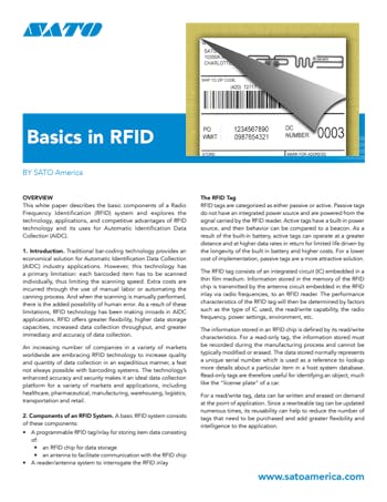 Basics In RFID